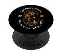 Sto Prendendo Una Vacanza Per Il Resto Della Mia Vita (Spiaggia) PopSockets PopGrip Adesivo