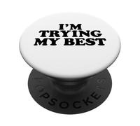 Sto provando il mio meglio PopSockets PopGrip Adesivo