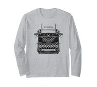 STO scrivendo. Scrivere. Scrittori di Macchine da Scrivere continuano a Scrivere Meme Maglia a Manica