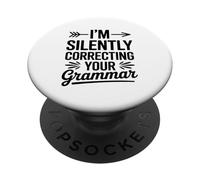Sto Silenziosamente Correggendo La Tua Grammatica Correggo PopSockets PopGrip Adesivo
