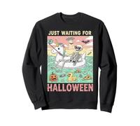 STO Solo aspettando Halloween Fun Skeleton Selfie Summer Spooky Felpa