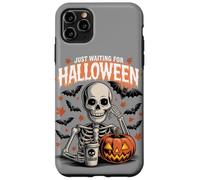 Sto solo aspettando Halloween Funny Skeleton Humor Custodia per iPhone 11 Pro Max