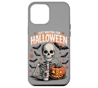 Sto solo aspettando Halloween Funny Skeleton Humor Custodia per iPhone 12 Pro Max
