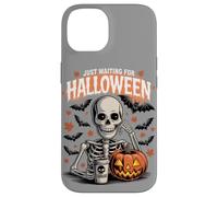 Sto solo aspettando Halloween Funny Skeleton Humor Custodia per iPhone 14