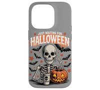 Sto solo aspettando Halloween Funny Skeleton Humor Custodia per iPhone 14 Pro