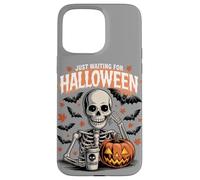 Sto solo aspettando Halloween Funny Skeleton Humor Custodia per iPhone 15 Pro Max