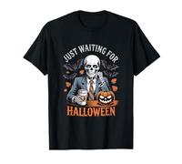 STO Solo aspettando Halloween Funny Skeleton Pumpkin Humor Maglietta