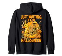 STO Solo aspettando Halloween Funny Spooky Skeleton Summerween Felpa con Cappuccio