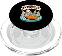 Sto solo aspettando Halloween Skeleton Funny Candy Halloweeen PopSockets PopGrip per MagSafe