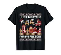 STO Solo aspettando Il Mio Maglione Brutto di Natale Maglietta