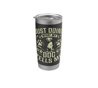 Sto solo facendo quello che il mio cane mi dice Dog Dad Bicchiere termico in acciaio inox doppia parete