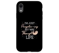 Sto solo pangolining la mia strada attraverso la vita per gli amanti dei pangolini Custodia per iPhone XR