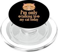 Sto solo parlando con il mio gatto persiano Cat Today PopSockets PopGrip per MagSafe