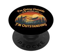 Sto uscendo, quindi se qualcuno chiede, sono eccezionale PopSockets PopGrip Adesivo