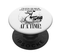 Sto vivendo il sogno una brutta decisione alla volta (Anatra divertente) PopSockets PopGrip Adesivo