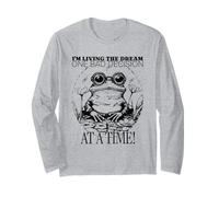 STO vivendo Il Sogno Una brutta decisione alla Volta (Rana Divertente) Maglia a Manica