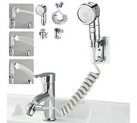 STOAT®doccetta per lavandino，Facilità di lavaggio dei capelli e di pulizia delle piastre，doccino per lavandino，doccino per bidet，doccia per rubinetto lavandino，doccetta per lavandino bagno