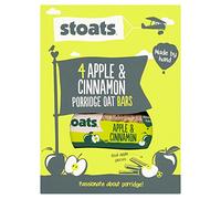 Stoats Barrette di avena per porridge di mele e cannella, confezione da 10