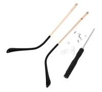 STOBAZA 1 Paio di Gambe di Ricambio per Occhiali Molle, Aste per Montature Metalliche, per Riparazioni di Occhiali da Sole e Vista, Compatibili Molte Montature