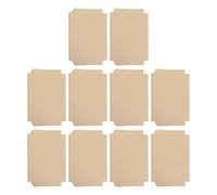 STOBAZA 10 Pezzi Copertina Autoadesiva per Libri in Carta Kraft Vintage, Protezione Pratica e Aderente per Testi Scolastici e Quaderni, per Ufficio e Progetti Artigianali