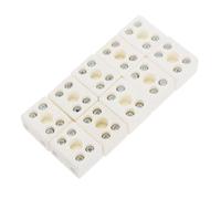 STOBAZA 10 pezzi Terminali Ceramici Alta Temperatura per Elettrici Blocchi Terminali Resistenti al Calore Connettori Ceramici per Circuiti ad per e Trattamenti Termici