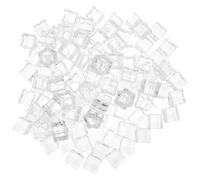 STOBAZA 130 Pezzi Cubetti di Ghiaccio Finti 18mm in Acrilico per Vasi e | Trasparenti e Realistici, Riutilizzabili, Non Si Sciolgono e Non Lasciano Macchie D’acqua, per Bar e Foto