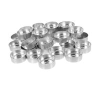 STOBAZA 150 Pezzi Contenitori Alluminio per Candele Resistenti al Calore Vasetti Vuoti per Candele da Te Supporti Versatili per Cera Progetti Creativi e Decorazioni Festive