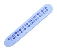 STOBAZA 1pezzi Riga Digitale Ruler Per Ragazza Righello Per e Sottrazione Strumento Educativo Per Sviluppare Competenze Matematiche Didattico Per Scuole e Colore Blu