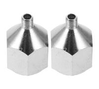 STOBAZA 2 pezzi Adattatore Rapido in Lega per Aerografo Connettore Tubo Aria Compressa Compatibile con Diversi Compressori per Spruzzo Preciso e Stabile per Artisti e Hobbisti
