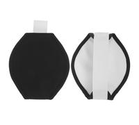 STOBAZA 2 Pezzi Essential Oil Knee Pack Riutilizzabile a Strato D'aria e Fibre Acriliche, Nero, per Ginocchio e Polpaccio, Impacco All'olio di Ricino per Relax