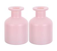 STOBAZA 2 Pezzi Flacone Diffusore di Fragranze in Vetro Cilindrico da 150ml, Ricaricabile e Resistente, Elegante per Aromaterapia in Soggiorno o Auto
