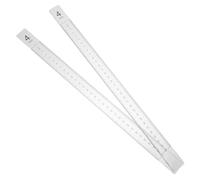 STOBAZA 2 Pezzi Righello per Ceramica Strumenti per La Costruzione di Lastre di Argilla Righello per Il Taglio Argilla Mattarello Guide per L Altezza per Il Taglio