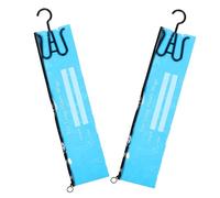 STOBAZA 2 Pezzi Sacchetti Porta Extension per Chioma in PVC con Gancio per Appendere Organizer per Parrucche e Accessori Contenitore Protettivo per Riporre Parrucche e Extension