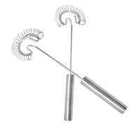 STOBAZA 2 Pezzi Sbattitore Manuale Uova Ergonomico Frusta per e Latte Miscelatore Resistente e Facile da Utensile Multifunzionale per Uova e Salse