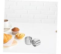 STOBAZA 2 pezzi Stampi Mousse Rotondi Acciaio Regolabili Utensili da Forno Antiaderenti per Torte Biscotti e Dolci Adatti e Lavastoviglie