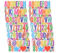 STOBAZA 2 set Adesivi Lettere Alfabeto da Impermeabili e Autoadesivi per Decorazioni di Cassette Postali Bacheche e Fai da Te per Uffici Scuole e Ambienti Esterni