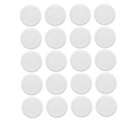 STOBAZA 20 pezzi Supporti Colla per Extension Ciglia in Abs Resistente Piatti Ritardanti Essiccazione per Estensione Ciglia Fai Da Te Portacolla Sicuro e Stabile per Uso Professionale e