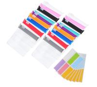 STOBAZA 27 Pezzi Porta Pillole Piccolo con Chiusura a Zip in Pvc e Carta, Leggero e Versatile per Viaggio e Uso Quotidiano, con Etichette Adesive per Organizzare Medicinali