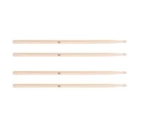 STOBAZA 2paio Bacchette Per Batteria in Legno Di Rovere Per Principianti e Studenti Bacchette Punta Per Suonare La Batteria Jazz e Elettronica