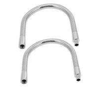 STOBAZA 2pezzi Tubo Flessibile Per Lampada Led Braccio Morsetto Regolabile Con Filettatura Fine Supporto Collo d Oca in Ferro Durevole Per Accessori Illuminazione