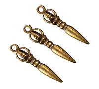 STOBAZA 3 pezzi Decorazioni Casa e Auto Vintage Pestello Tibetano in Soprammobili Appesi per Interni Spazi Piccoli con Artigianato Dettagliato e Design Anticato