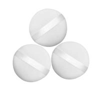 STOBAZA 3 Pezzi Piumini da Cipria Rotondi in Velluto di Cotone Lavabili per Corpo e Viso, Soffici e Versatili, per Uso Domestico in Movimento