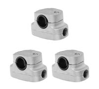 STOBAZA 3 Pezzi Supporto Maniglia Decespugliatore Lega Alluminio 26 28mm | Morsetto per Impugnatura, Tampone Interno, Installazione Semplice, Uso Versatile per Tagliabordi e Tosaerba