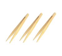 STOBAZA 3 Set Pinze in Bamboo Per Barbecue Clip Multifunzionali Per Pane Biscotti E Alimenti Per Feste Ristoranti E Uso