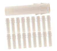 STOBAZA 30 Pezzi Copritubi per Candele in Plastica Bianca Φxmm per Candelabri Antigoccia Facili da Installare e Resistenti per Lampadari Vintage