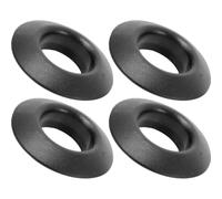 STOBAZA 4 Pezzi Anelli Antigoccia per Pagaia Kayak, Ricambio 3cm Nero | Plastica e Gomma, Adatti a Remi Canotto e Canoe, Set Economico di Ricambio Usura