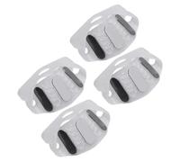 STOBAZA 4 Pezzi Copriscarpe Antiscivolo da Neve Artigli, 30-46 | Acciaio al Manganese Rinforzato e Silicone, per Outdoor e Camminate Invernali, Leggeri e Portatili
