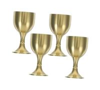 STOBAZA 4 Pezzi Decorativo in Ottone Per Offerte Accessorio Per La Casa Coppa Ornamentale Coppa Del Buddismo Da Antica Vino Rame D'oro