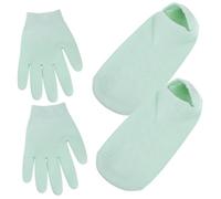 STOBAZA 4 pezzi Guanti e Calzini Idratanti in Gel Set per Mani e Piedi Secchi e Screpolati Morbidi e Leggeri per Trattamento Notturno e Cura Quotidiana Colore Casuale Colore Casuale