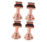STOBAZA 4 Pezzi Porta Segnaposto in Lega di Zinco Stabile e Facile da Pulire, Design Elegante e Brillante per Decorazioni Matrimonio e Ricevimenti, Clip per Carte e Menu da Tavolo